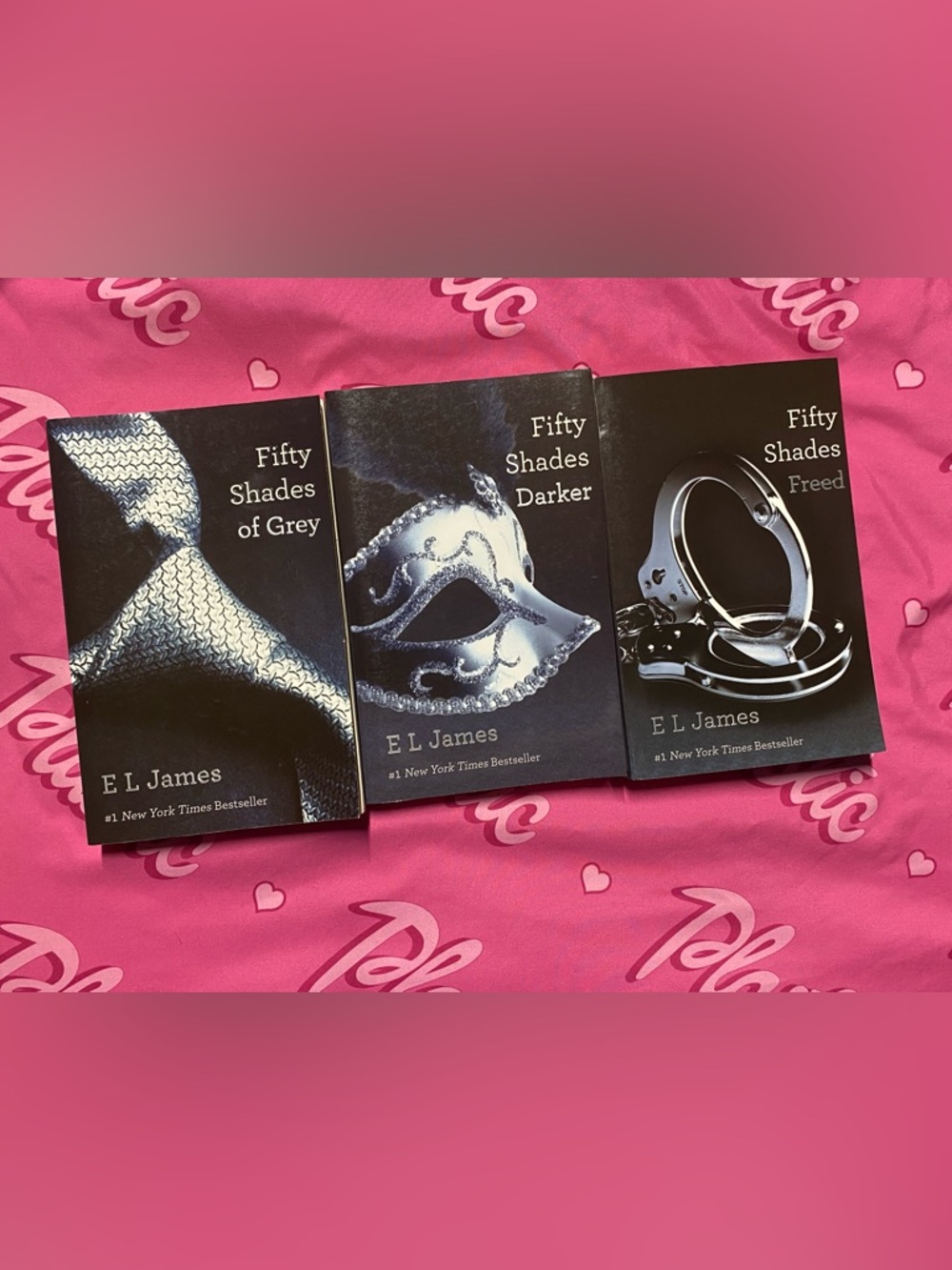 50 Shades of Grey, Darker & Freed Trilogy Set by E L James Adult Best Seller